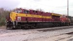 CN 3069 Wisconsin Central heritage unit tied down